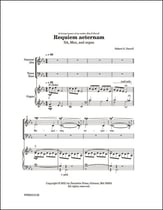 Requiem aeternam SATB choral sheet music cover